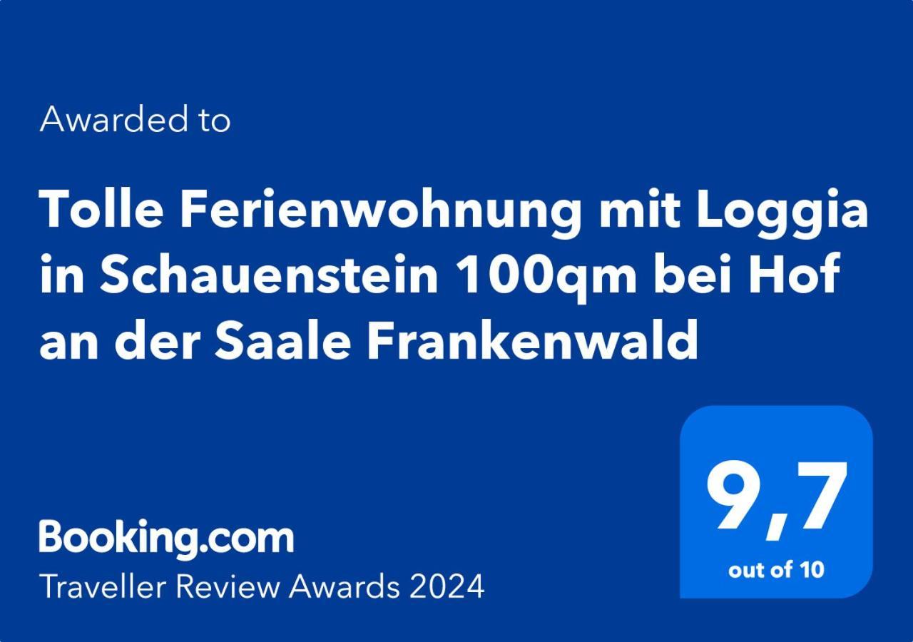 Tolle Ferienwohnung Mit Loggia In Schauenstein 100Qm Bei Hof An Der Saale Frankenwald Exterior foto
